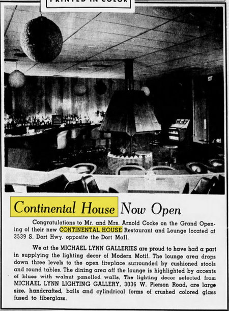Continental House (The Machine Shop) - Oct 02 1966 Article